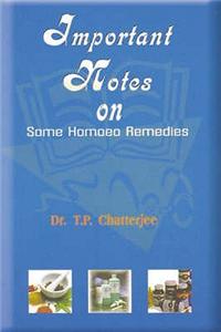 Important Notes on Homeo Remedies