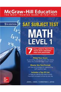 McGraw-Hill Education SAT Subject Test Math Level 1, Fifth Edition