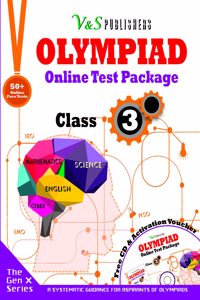 Oympiad Online Test Package Class 3 (Free Cd With Activation Voucher)