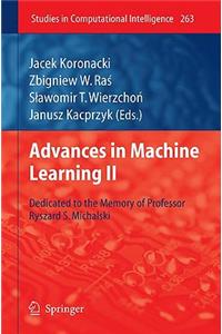 Advances in Machine Learning II