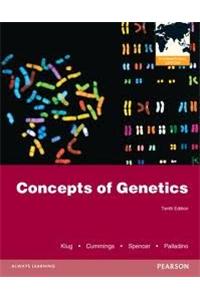 Concepts Of Genetics With Mastering Genetics, Ed.10