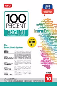 MTG 100 Percent English Language & Literature Class-10, CBSE Based Book For Term 1 Exam 2021-22