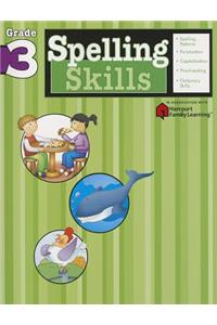 Spelling Skills: Grade 3 (Flash Kids Harcourt Family Learning)