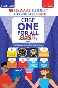 Oswaal CBSE One for All, Mathematics (Basic), Class 10 [Combined & Updated for Term 1 & 2]