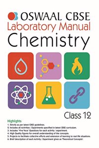 Oswaal CBSE Laboratory Manual Class 12 Chemistry Book (For 2022 Exam)