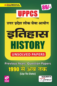 Kiran UPPCS History Previous Years Question Papers 1990-Up To Date(Hindi-English Medium)(KQB 036)