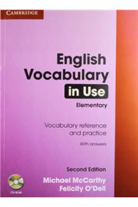 English Vocabulary in Use Elementary Book with Answers and CD-ROM 2/e PB