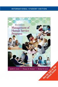 Management of Human Service Programs