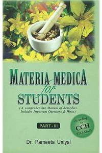 Materia Medica for Students