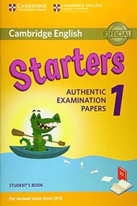 Cambridge English Starters 1 for Revised Exam from 2018 Student's Book