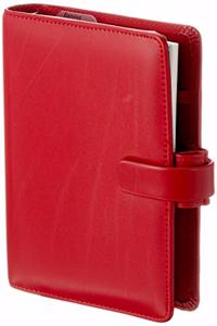 FILOFAX METROPOL PERSONAL ORGANISER RED