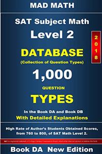 2018 SAT Subject Math Level 2 Book DA