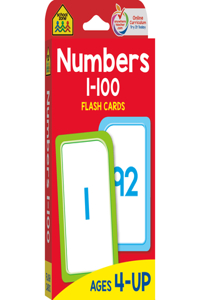 School Zone Numbers 1-100 Flash Cards