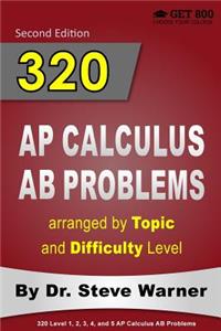 320 AP Calculus AB Problems Arranged by Topic and Difficulty Level