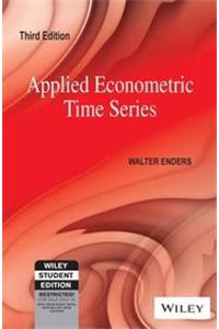 Applied Econometric Time Series, 3Rd Ed