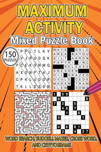 MAXIMUM ACTIVITY Mixed puzzle book