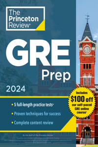 Princeton Review GRE Prep, 2024