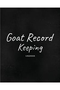 Goat Record Keeping Log Book