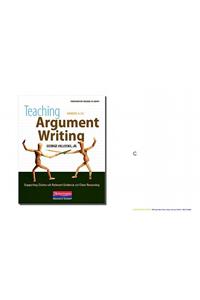 Teaching Argument Writing, Grades 6-12