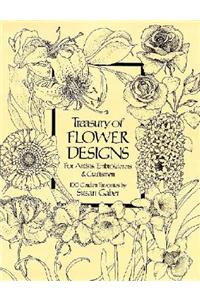 Treasury of Flower Designs for Artists, Embroiderers and Craftsmen