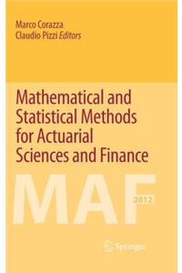 Mathematical and Statistical Methods for Actuarial Sciences and Finance