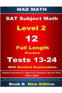 2018 SAT Subject Level 2 Book B Tests 13-24