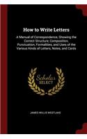 How to Write Letters