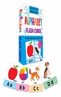 Flash Cards Alphabet - 30 Double Sided Wipe Clean Flash Cards for Kids (With Free Pen)