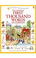 First Thousand Words in German