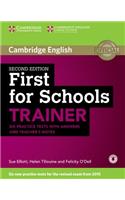 First for Schools Trainer Six Practice Tests with Answers and Teachers Notes with Audio