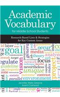 Academic Vocabulary for Middle School Students