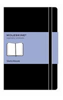 Moleskine Art Plus Sketchbook, Pocket, Plain, Black, Hard Cover (3.5 X 5.5)