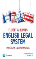 Elliott & Quinn's English Legal System