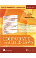 Corporate and Allied Laws [FOR CA FINAL] (For Nov 2016 Examination)