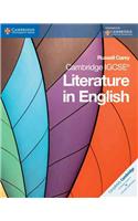 Cambridge IGCSE: Literature in English