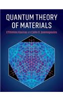 Quantum Theory of Materials