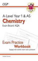 New A-Level Chemistry for 2018: AQA Year 1 & AS Exam Practice Workbook - includes Answers