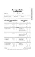 The Capute Scales Scoring Sheets