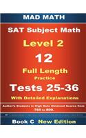 2018 SAT Subject Level 2 Book C Tests 25-36