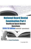 National Board Dental Examination Part 1 Unofficial Quick Review Questions