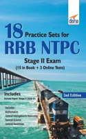 18 Practice Sets for RRB NTPC Stage II Exam (15 in Book + 3 Online Tests) 2nd Edition