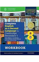 Complete English as a Second Language for Cambridge Secondary 1 Workbook 8 & CD