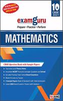 Examguru All In One CBSE Question Bank with Sample Papers (As Per Reduced Syllabus for CBSE Examination 2021) for Class 10 Mathematics