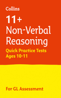 Letts 11+ Success - 11+ Non-Verbal Reasoning Quick Practice Tests Age 10-11 for the Gl Assessment Tests