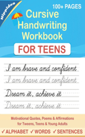 Cursive Handwriting Workbook for Teens