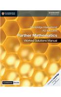 Cambridge International as & a Level Further Mathematics Worked Solutions Manual with Cambridge Elevate Edition