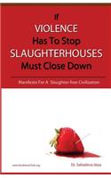 If Violence Has To Stop, Slaughterhouses Must Close Down