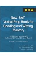 New SAT Verbal Prep Book for Reading and Writing Mastery