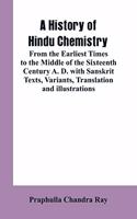 History of Hindu Chemistry