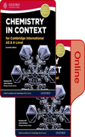 Chemistry in Context for Cambridge International as & a Level Print & Online Student Book Pack